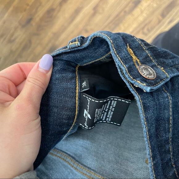 7 For All Mankind Carsen Easy Straight Jeans 38 - Picture 6 of 8